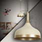 Luzarana Sofia cream gold adjustable height hanging lamp