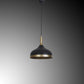 Luzarana Sofia black gold height adjustable hanging lamp
