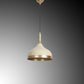 Luzarana Sofia crème goud in hoogte verstelbaar hanglamp