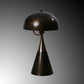 Luzarana Deco vintage metal body design luxury table lamp with marble pattern