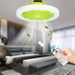 Verfrissende comfort en stijl: Moderne plafondventilator met LED-licht en afstandsbediening - 3 Snelheden, 3 Kleuren, Bladeless Design