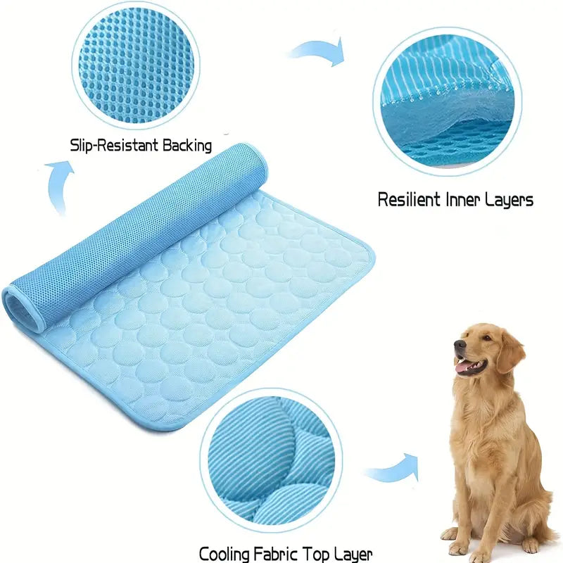 Comfortabele en Verfrissende Zomer Koelmat Waterabsorberende Slaapmat Verkoeling voor Huisdieren