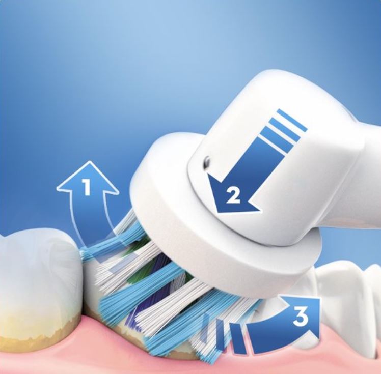 Elektrische Zahnbürste Oral-B PRO 600 CrossAction mit Timer