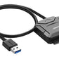 UGREEN USB 3.0 naar SATA-adapterkabelconverter voor 2,5 / 3,5-inch harde schijf HDD en SSD