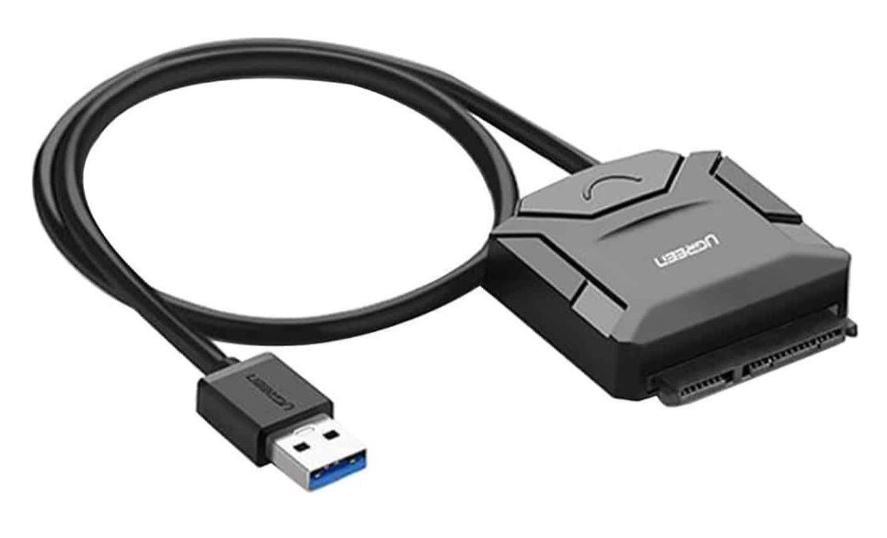 UGREEN USB 3.0 naar SATA-adapterkabelconverter voor 2,5 / 3,5-inch harde schijf HDD en SSD