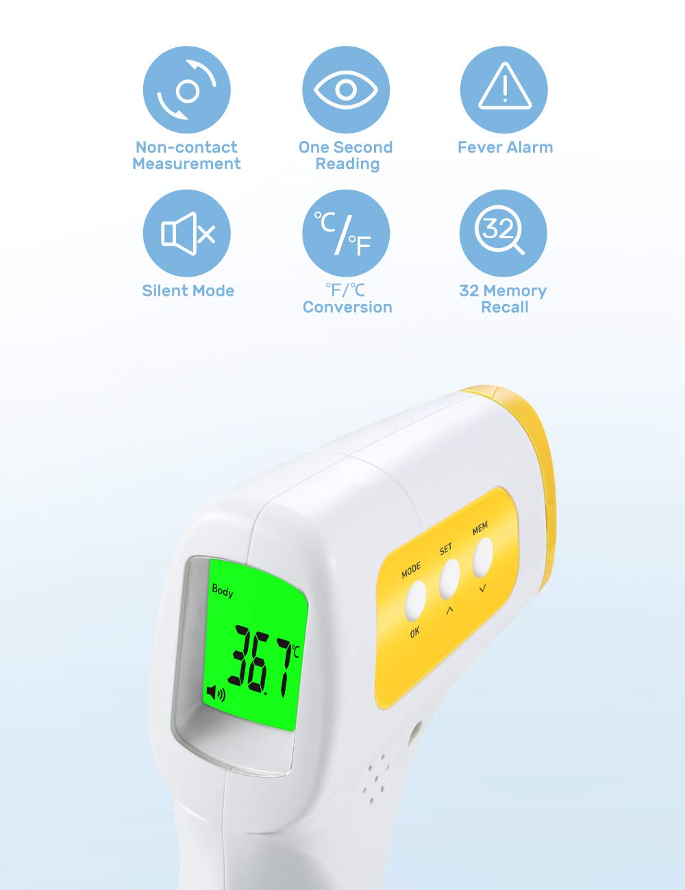 CocoBear Voorhoofdkoortsthermometer
