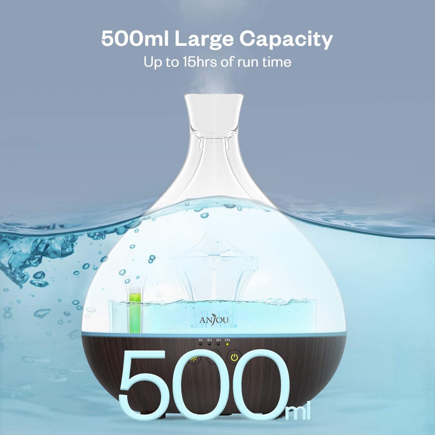 ANJOU® Aroma Cool Mist Diffuser - 500 ml