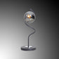 Luzarana Nora zwart goud luxe bureaulamp gebogen modern design tafellamp